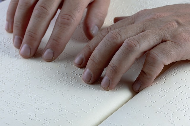 texte en braille